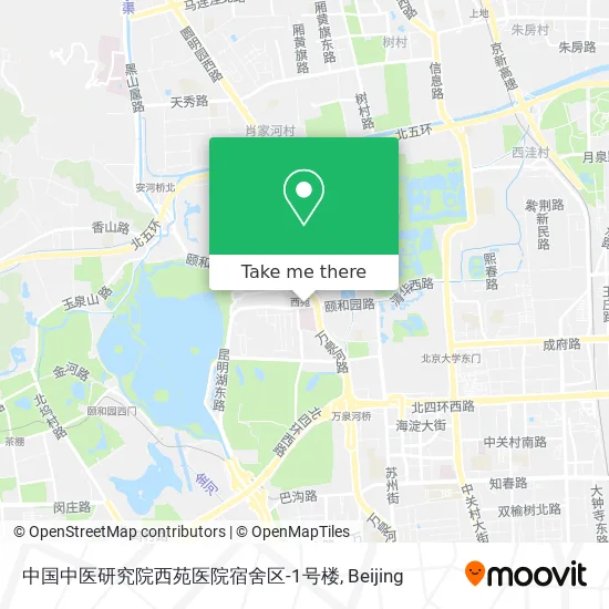 中国中医研究院西苑医院宿舍区-1号楼 map