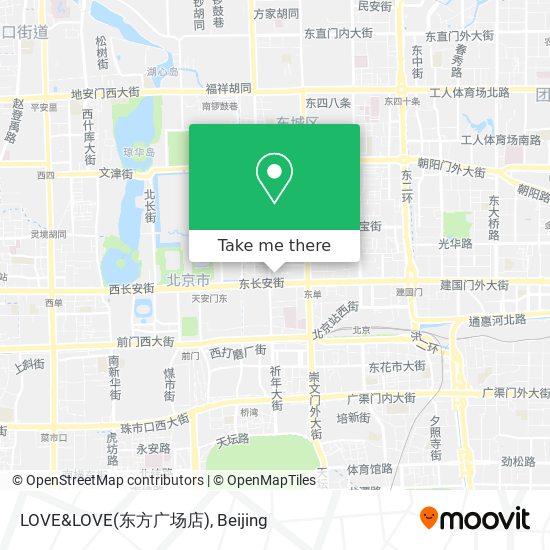 LOVE&LOVE(东方广场店) map