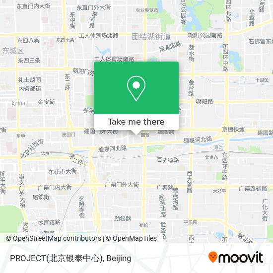 PROJECT(北京银泰中心) map