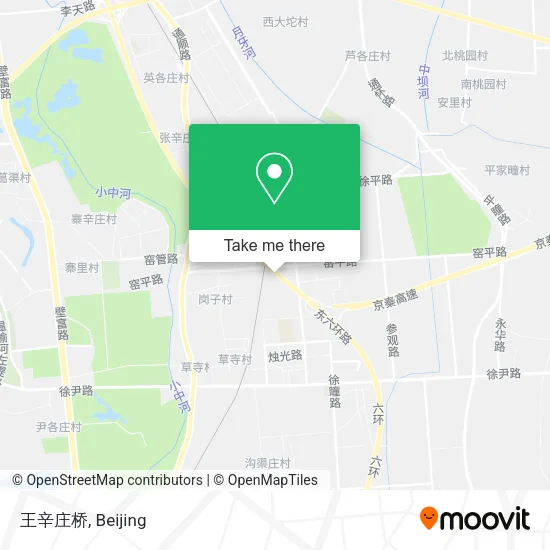 王辛庄桥 map