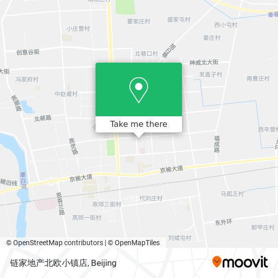 链家地产北欧小镇店 map
