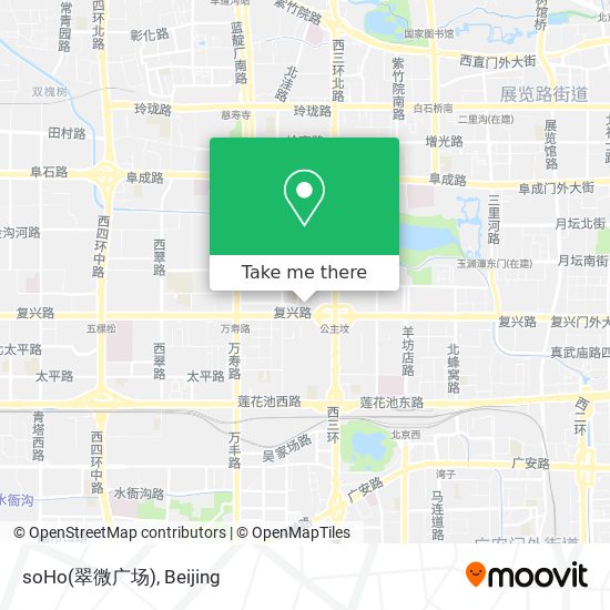 soHo(翠微广场) map