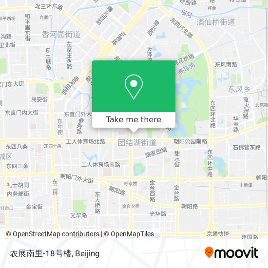 农展南里-18号楼 map