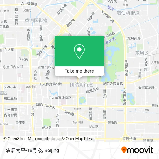 农展南里-18号楼 map