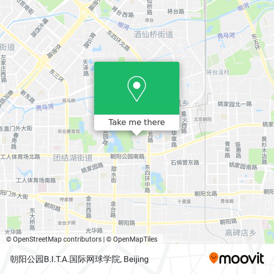 朝阳公园B.I.T.A.国际网球学院 map