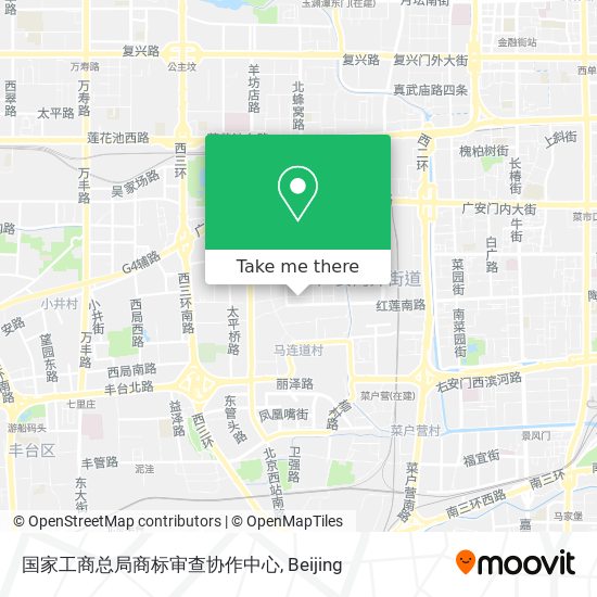 国家工商总局商标审查协作中心 map