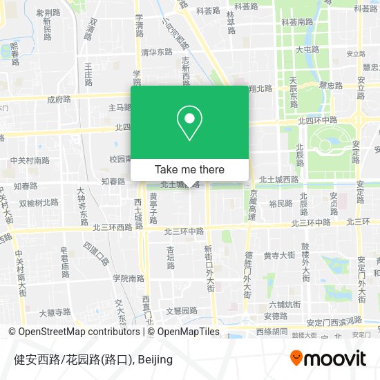 健安西路/花园路(路口) map