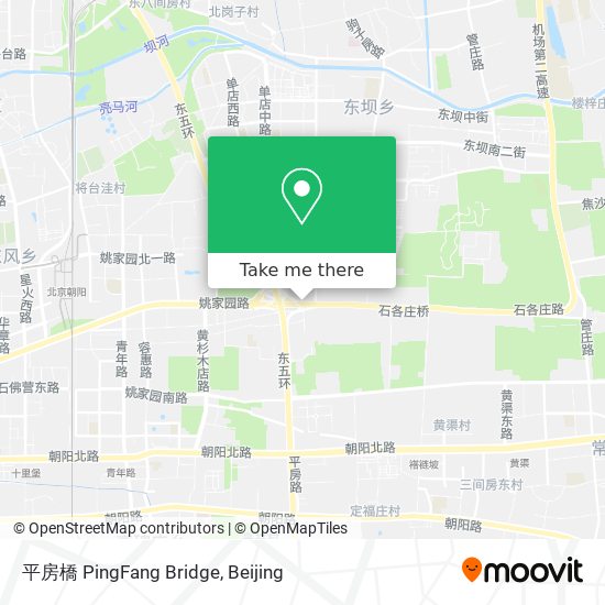 平房橋 PingFang Bridge map