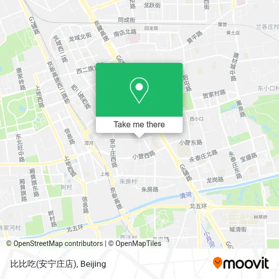 比比吃(安宁庄店) map