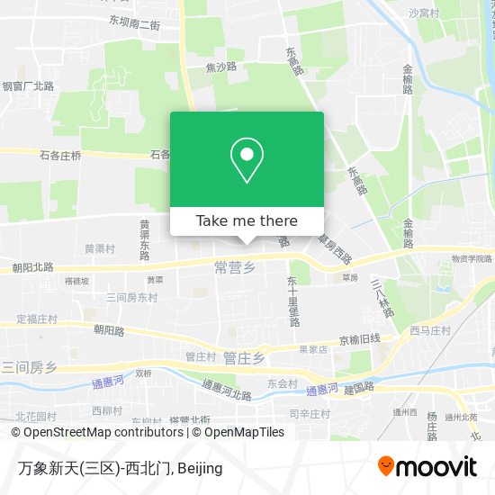 万象新天(三区)-西北门 map