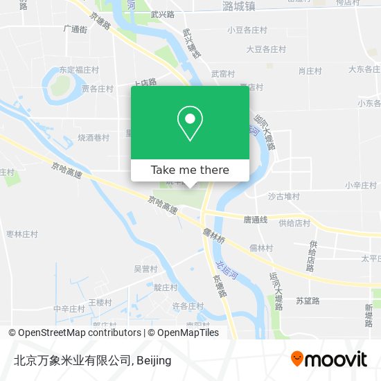 北京万象米业有限公司 map