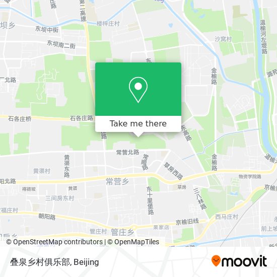 叠泉乡村俱乐部 map