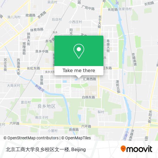 北京工商大学良乡校区文一楼 map