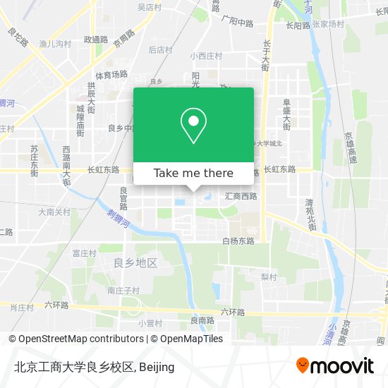 北京工商大学良乡校区 map
