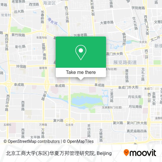 北京工商大学(东区)华夏万邦管理研究院 map