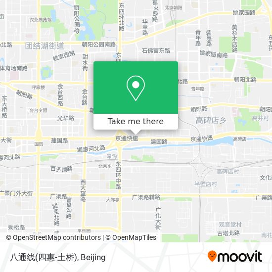 八通线(四惠-土桥) map