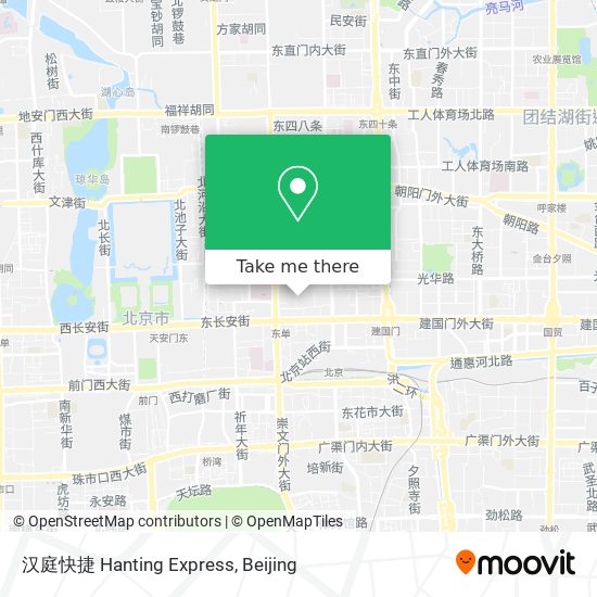 汉庭快捷 Hanting Express map