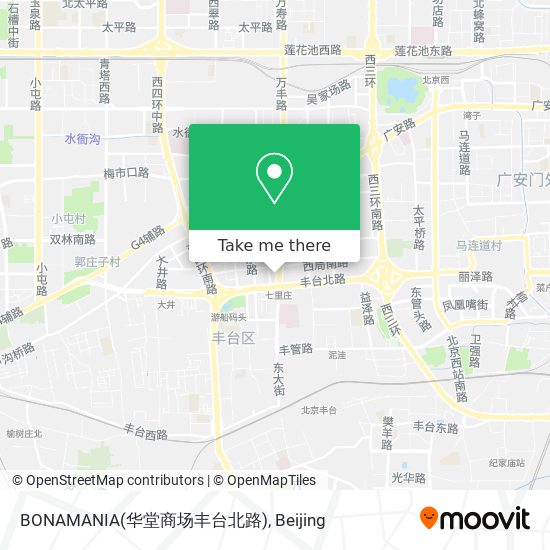 BONAMANIA(华堂商场丰台北路) map