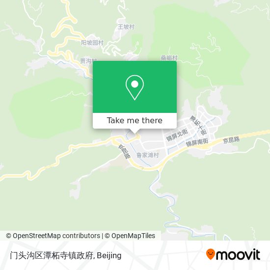 门头沟区潭柘寺镇政府 map
