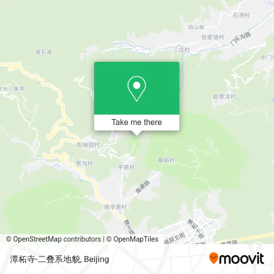 潭柘寺-二叠系地貌 map