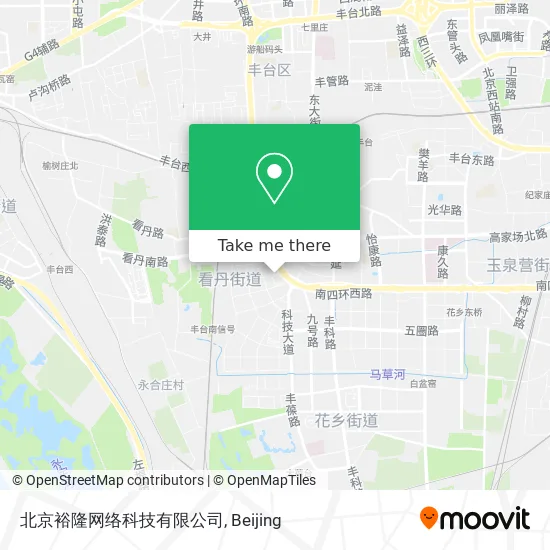 北京裕隆网络科技有限公司 map