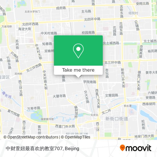 中财萱妞最喜欢的教室707 map