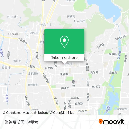 财神庙胡同 map