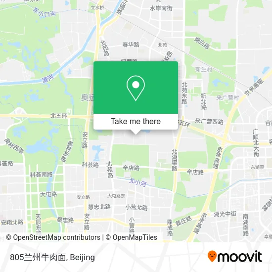 805兰州牛肉面 map