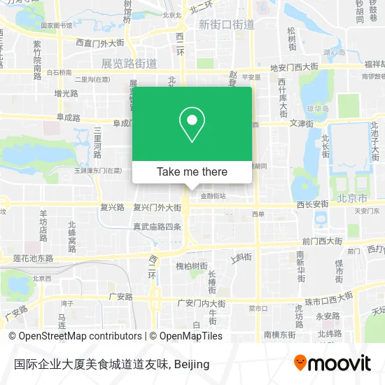国际企业大厦美食城道道友味 map