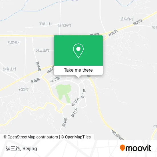 纵三路 map