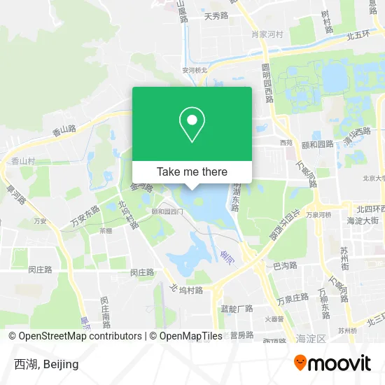 西湖 map