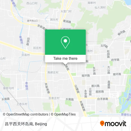 昌平西关环岛南 map