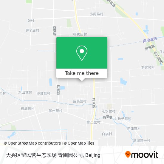 大兴区留民营生态农场 青圃园公司 map