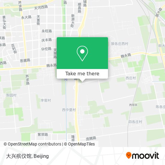 大兴殡仪馆 map