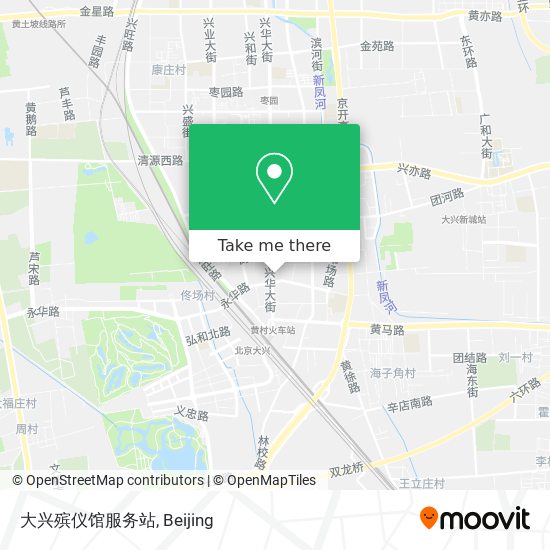 大兴殡仪馆服务站 map