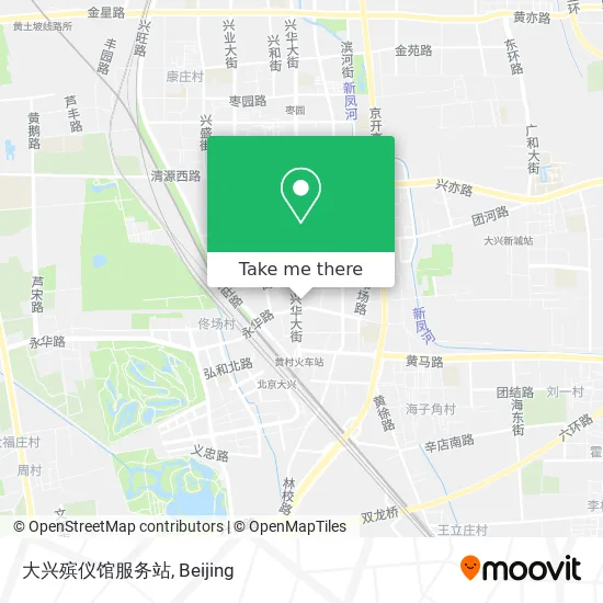 大兴殡仪馆服务站 map