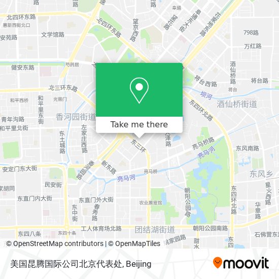美国昆腾国际公司北京代表处 map