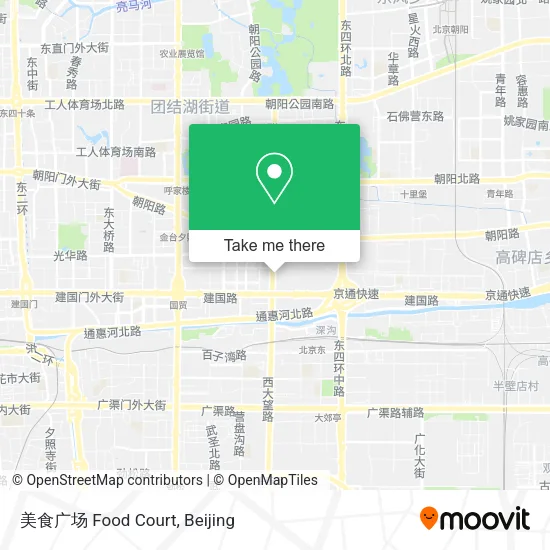 美食广场 Food Court map