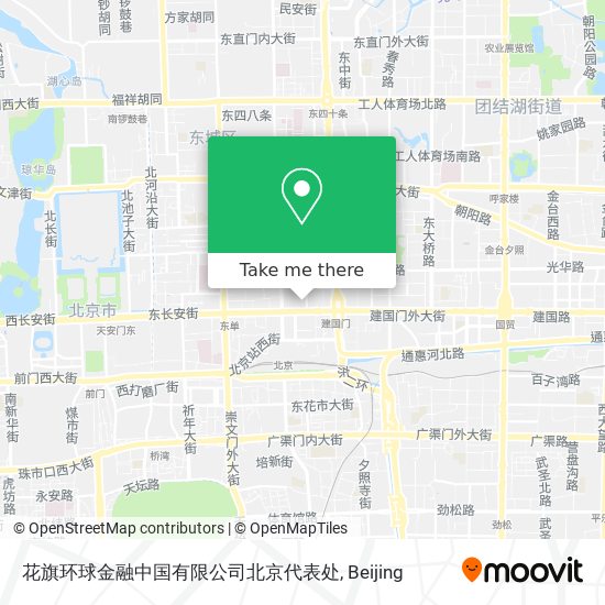 花旗环球金融中国有限公司北京代表处 map