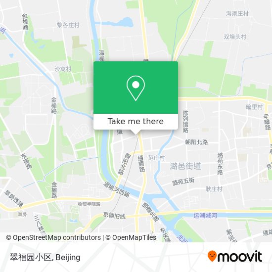 翠福园小区 map
