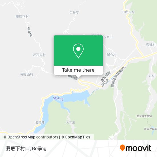 爨底下村口 map