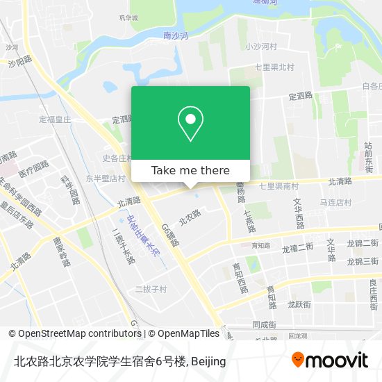 北农路北京农学院学生宿舍6号楼 map