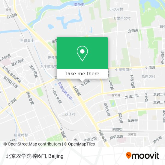 北京农学院-南6门 map
