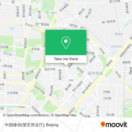 中国移动(望京营业厅) map