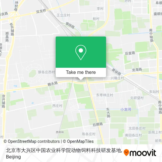 北京市大兴区中国农业科学院动物饲料科技研发基地 map