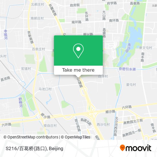 S216/百葛桥(路口) map