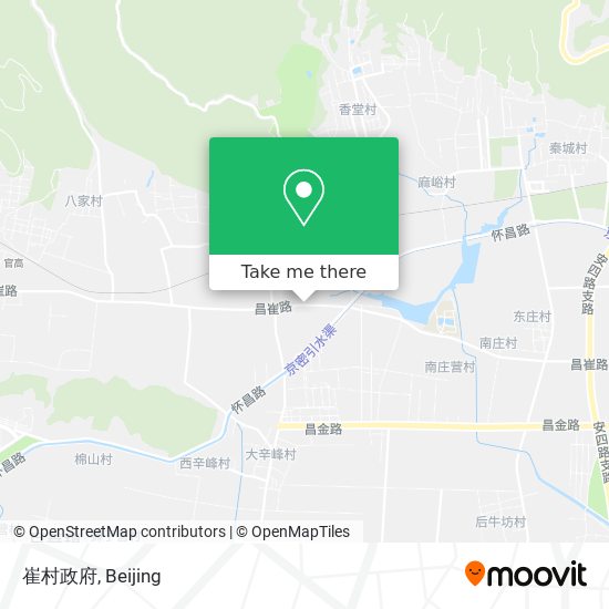 崔村政府 map
