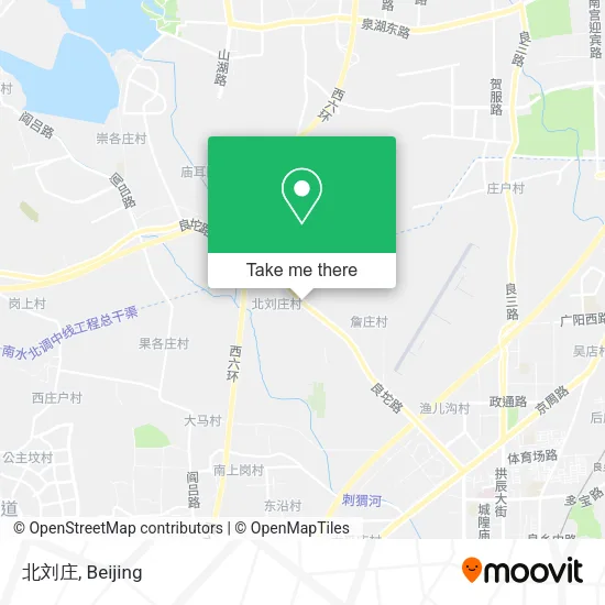 北刘庄 map