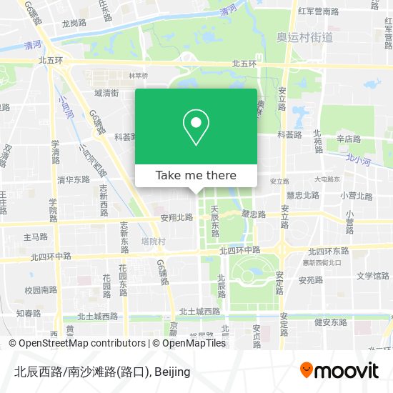 北辰西路/南沙滩路(路口) map