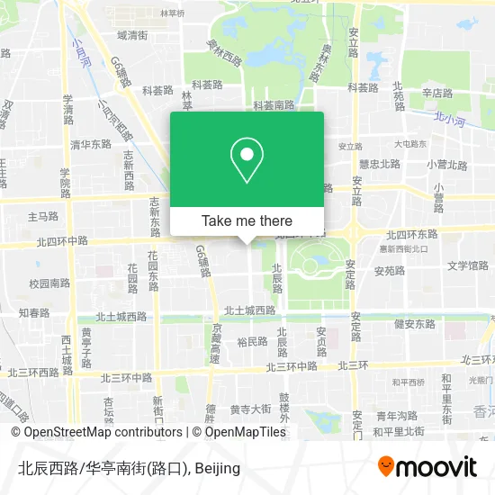 北辰西路/华亭南街(路口) map